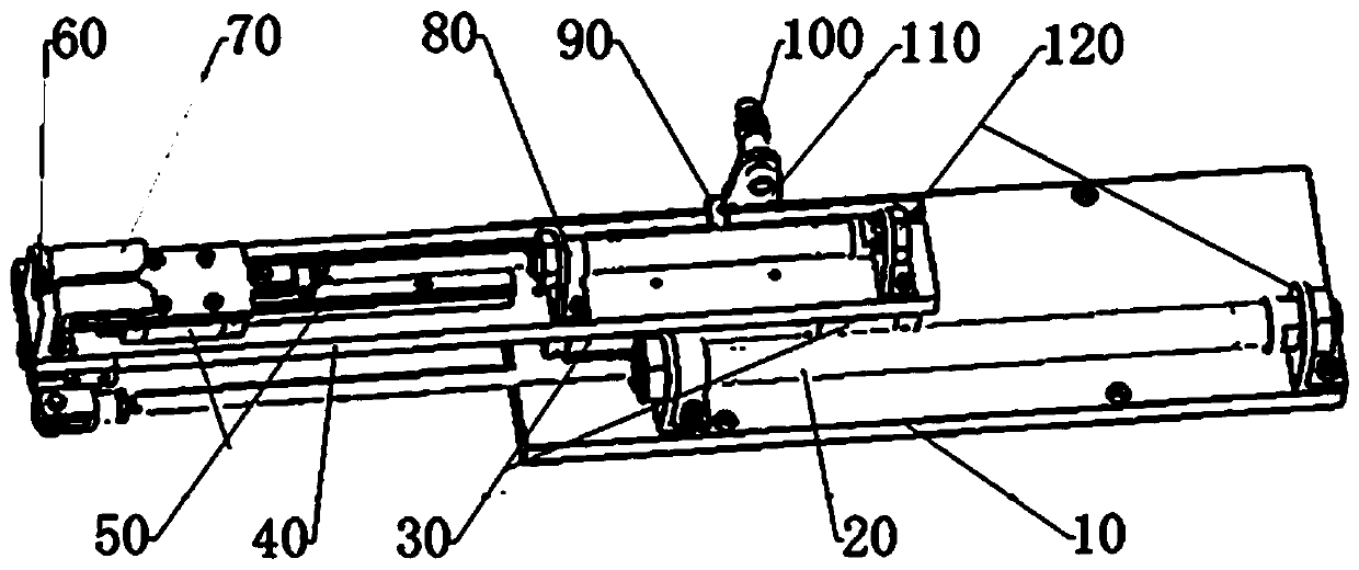 Automobile door lock cable assembly test device