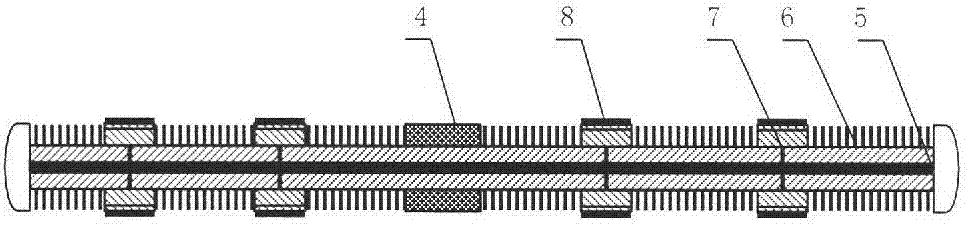 Compound heat pipe type GGH (Gas-Gas Heater) heat exchanger