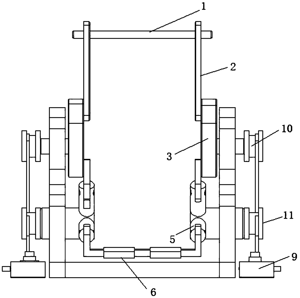 Squatting-standing-type abdomen strengthening sports equipment