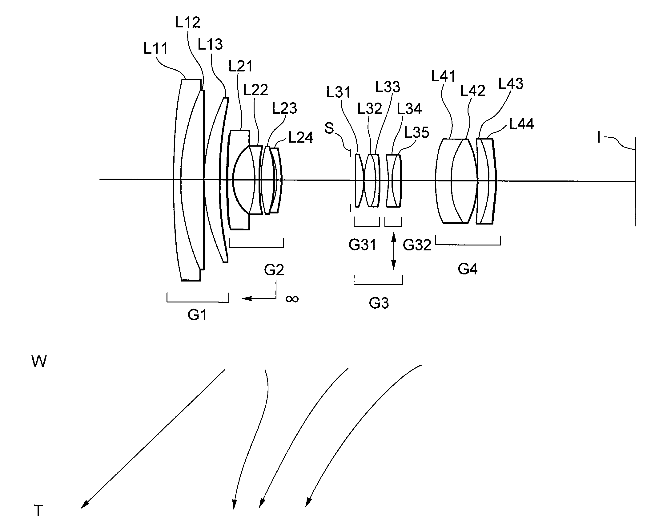 Zoom lens system, imaging apparatus, method for vibration reduction, and method for varying focal length