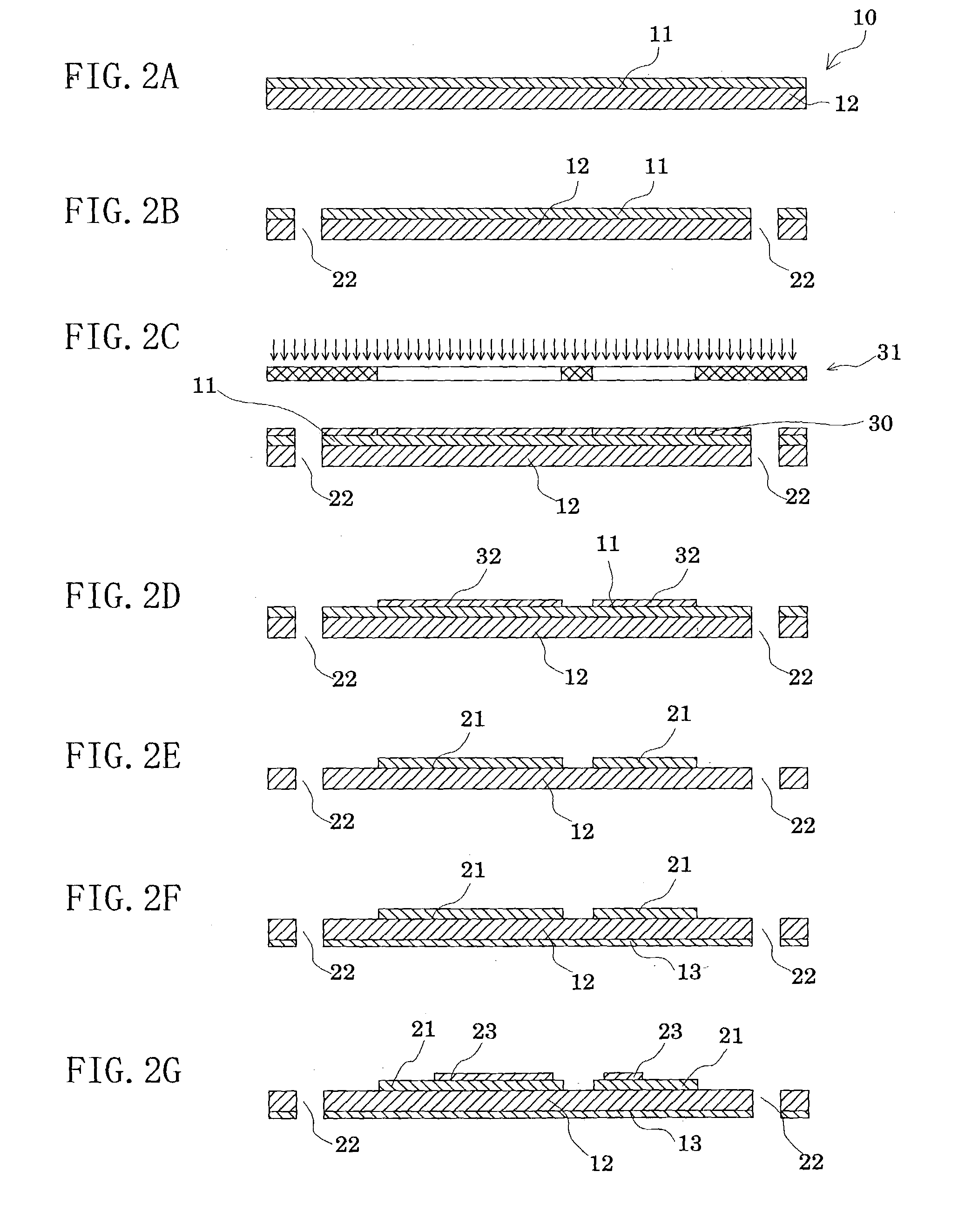 COF flexible printed wiring board and method of producing the wiring board