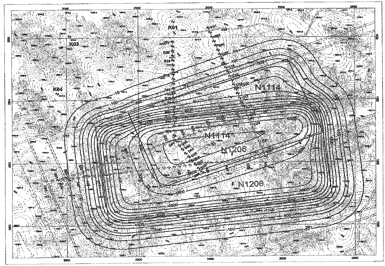 A method of determining a surface subsidence coefficient for coal mining under a loess gully region