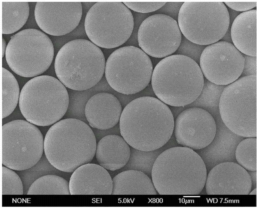 Hydrophilic modification method of polystyrene material, and product thereof