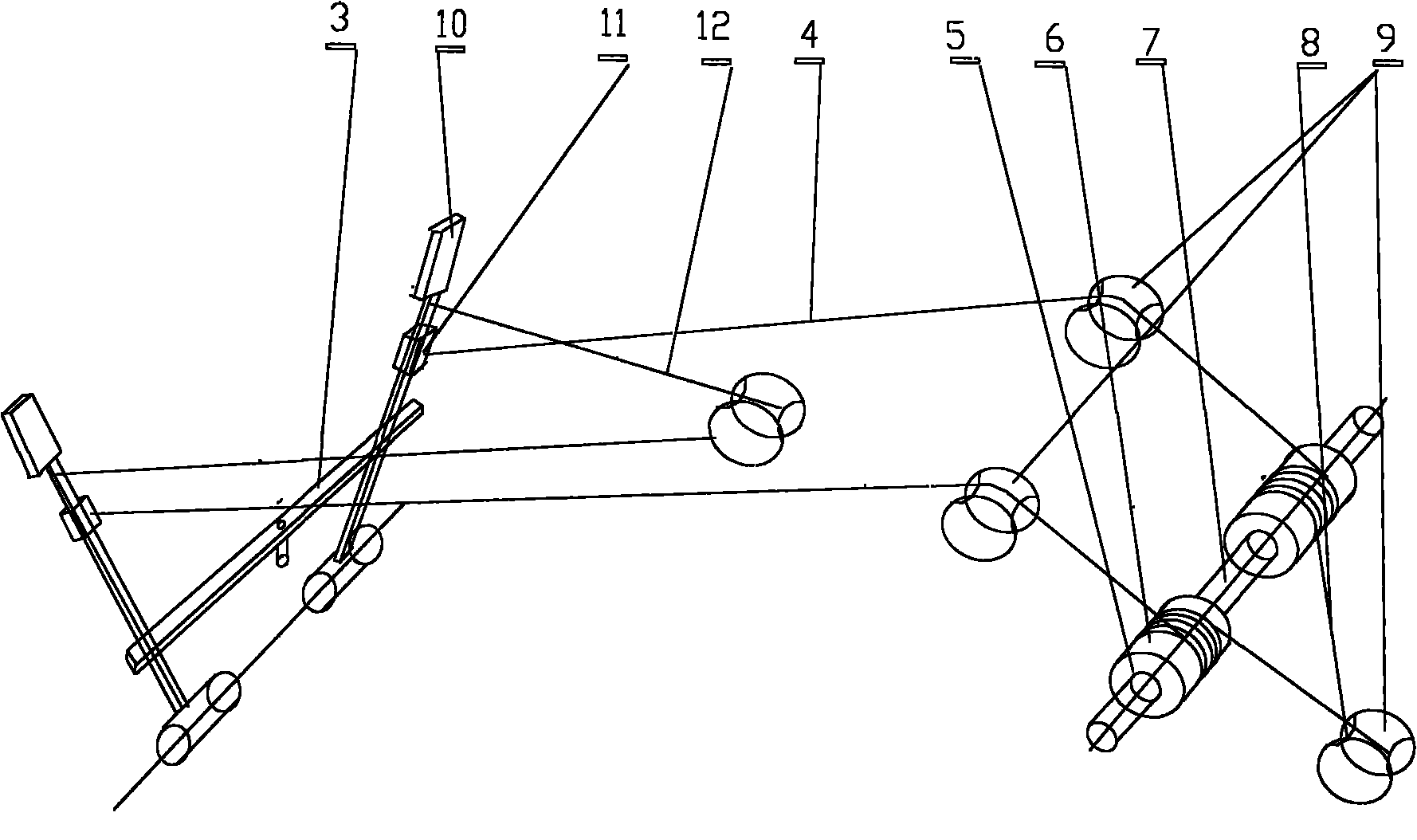 Mechanical mechanism for converting reciprocating motion power into rotary power