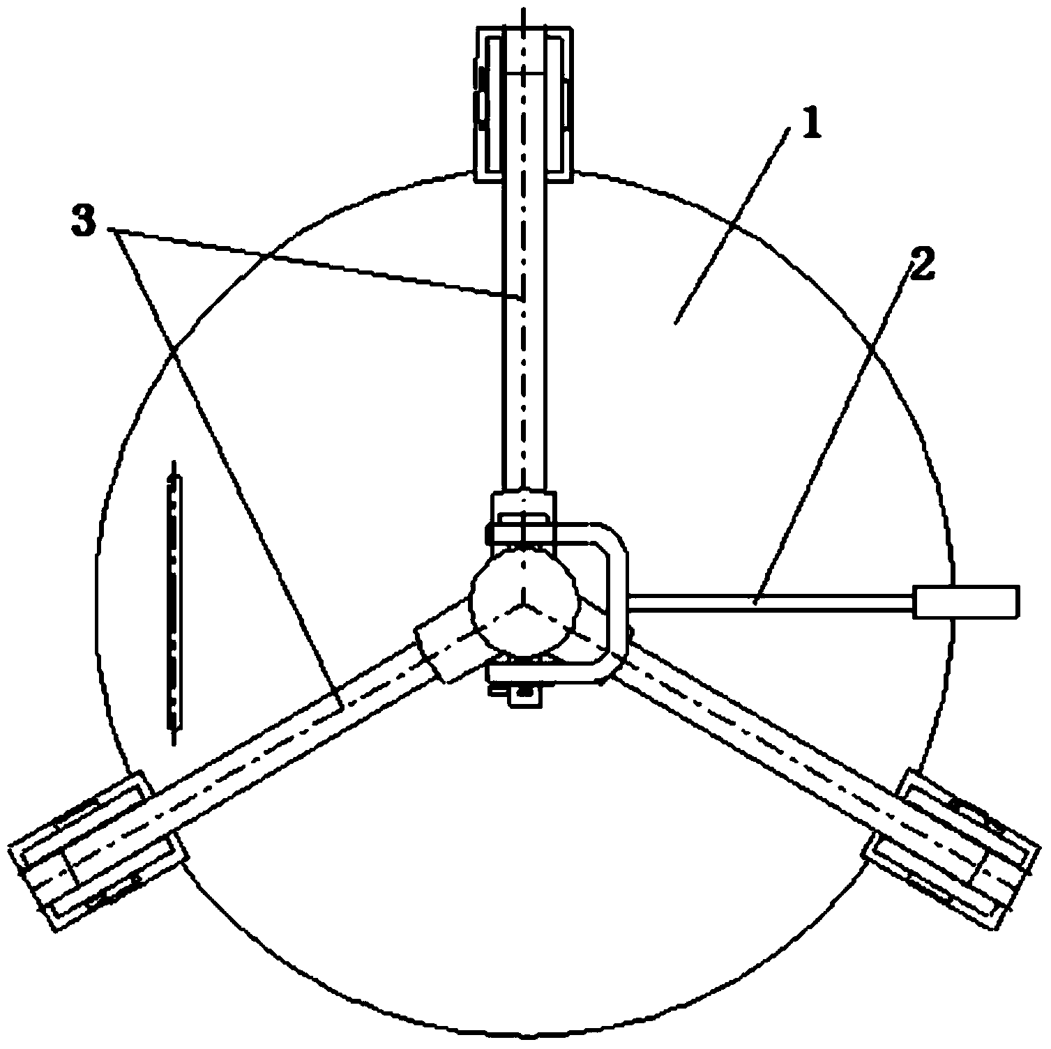 Man-hole cover mounting structure and storage tank