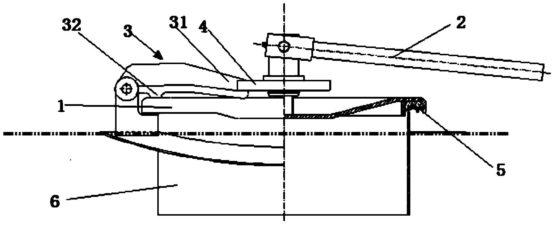 Man-hole cover mounting structure and storage tank