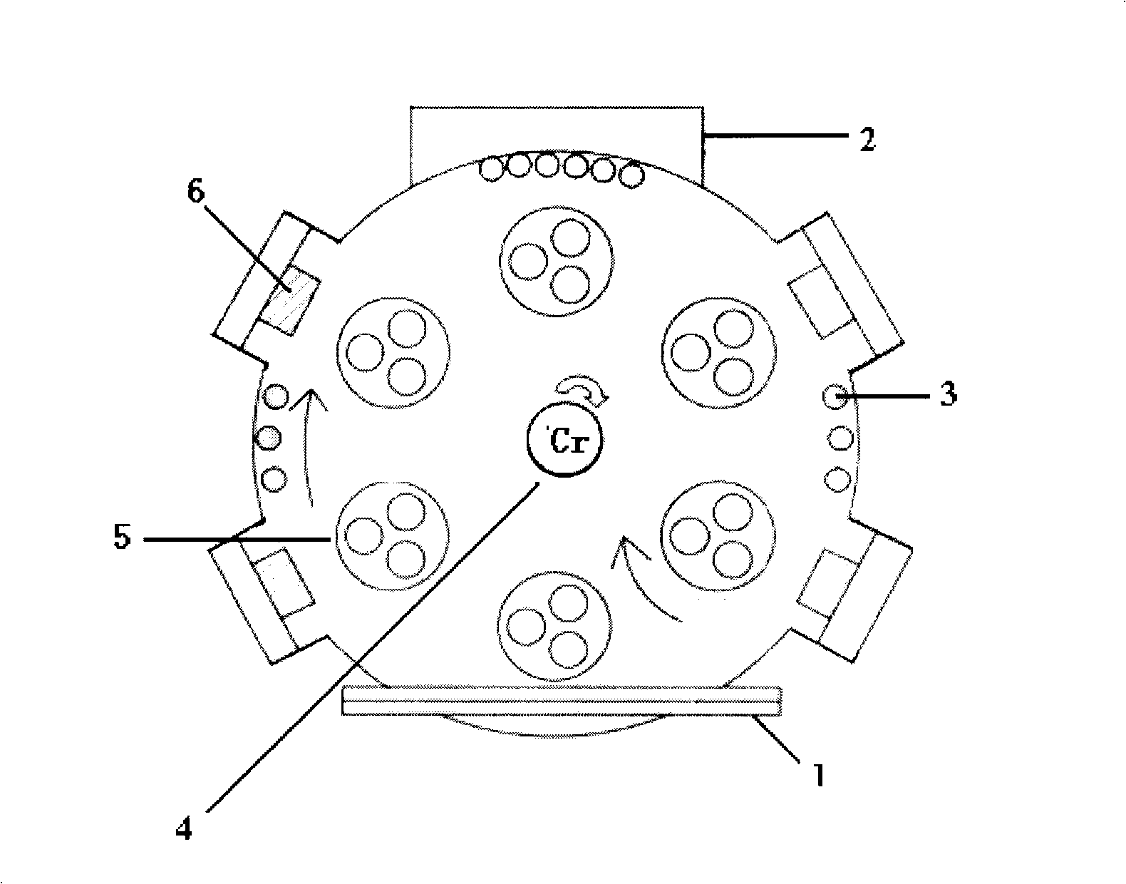 Quick solid-ceramic coating ion plating apparatus