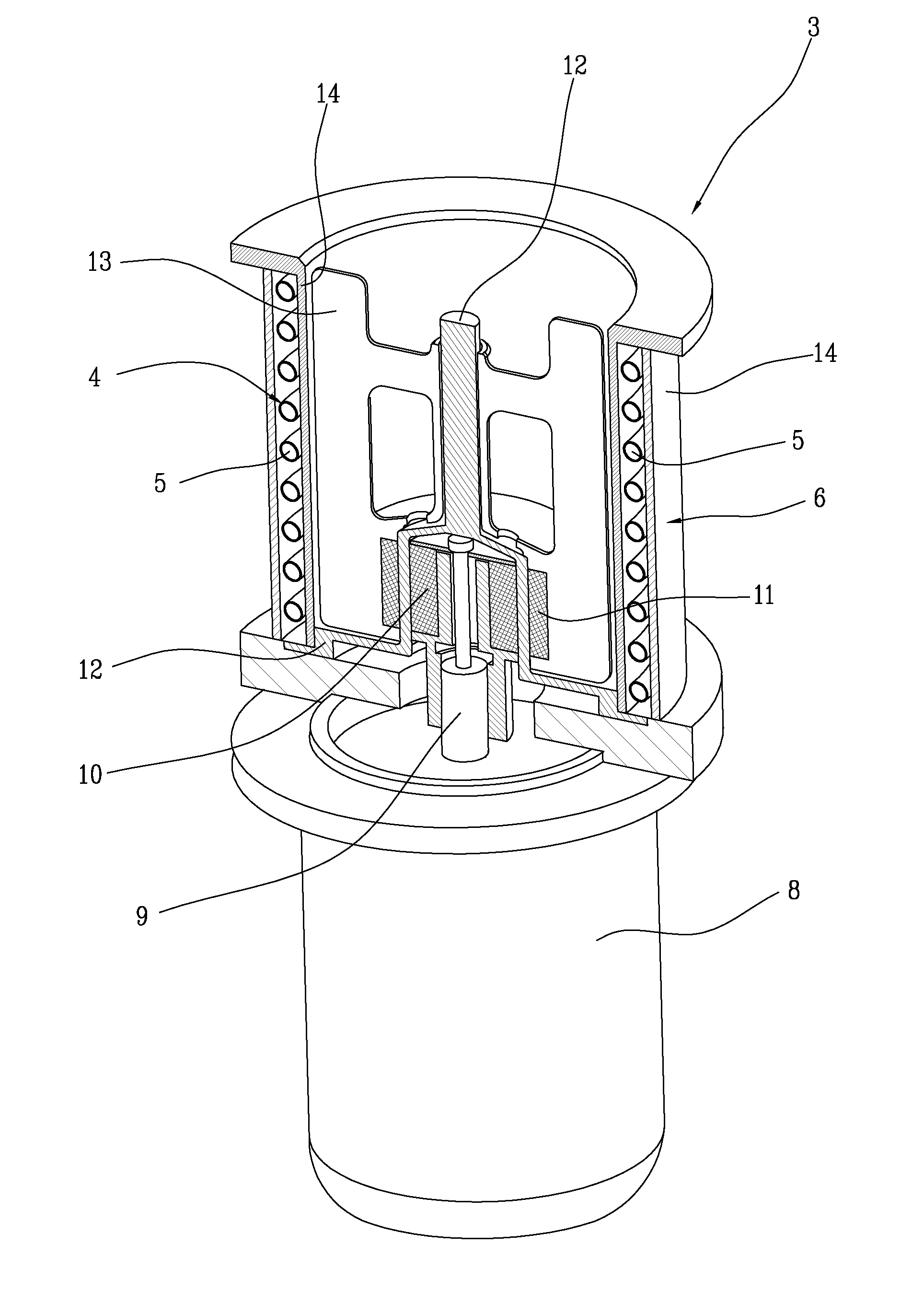 Machine for the homogenization and thermal treatment of liquid and semi-liquid food products