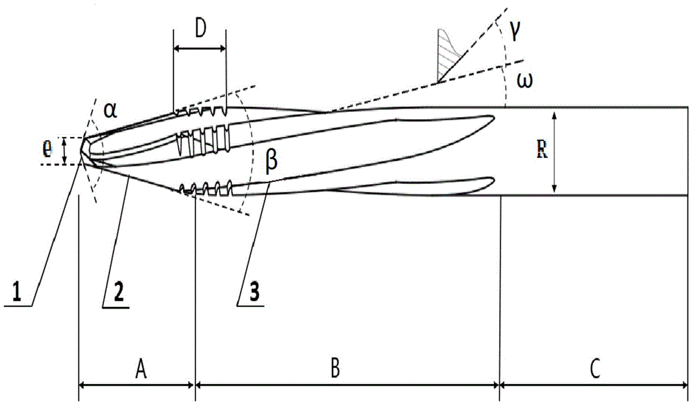 A high-efficiency special drill bit for carbon fiber composite material hole making