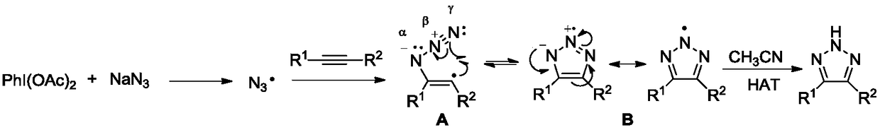 A method for efficiently preparing nh-1,2,3 triazole compounds