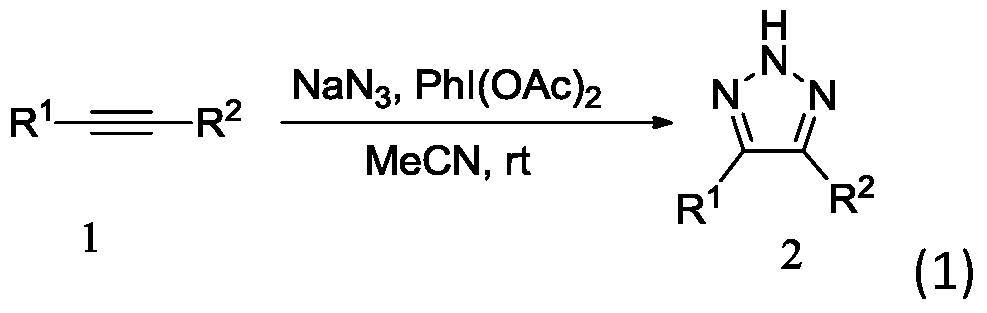 A method for efficiently preparing nh-1,2,3 triazole compounds