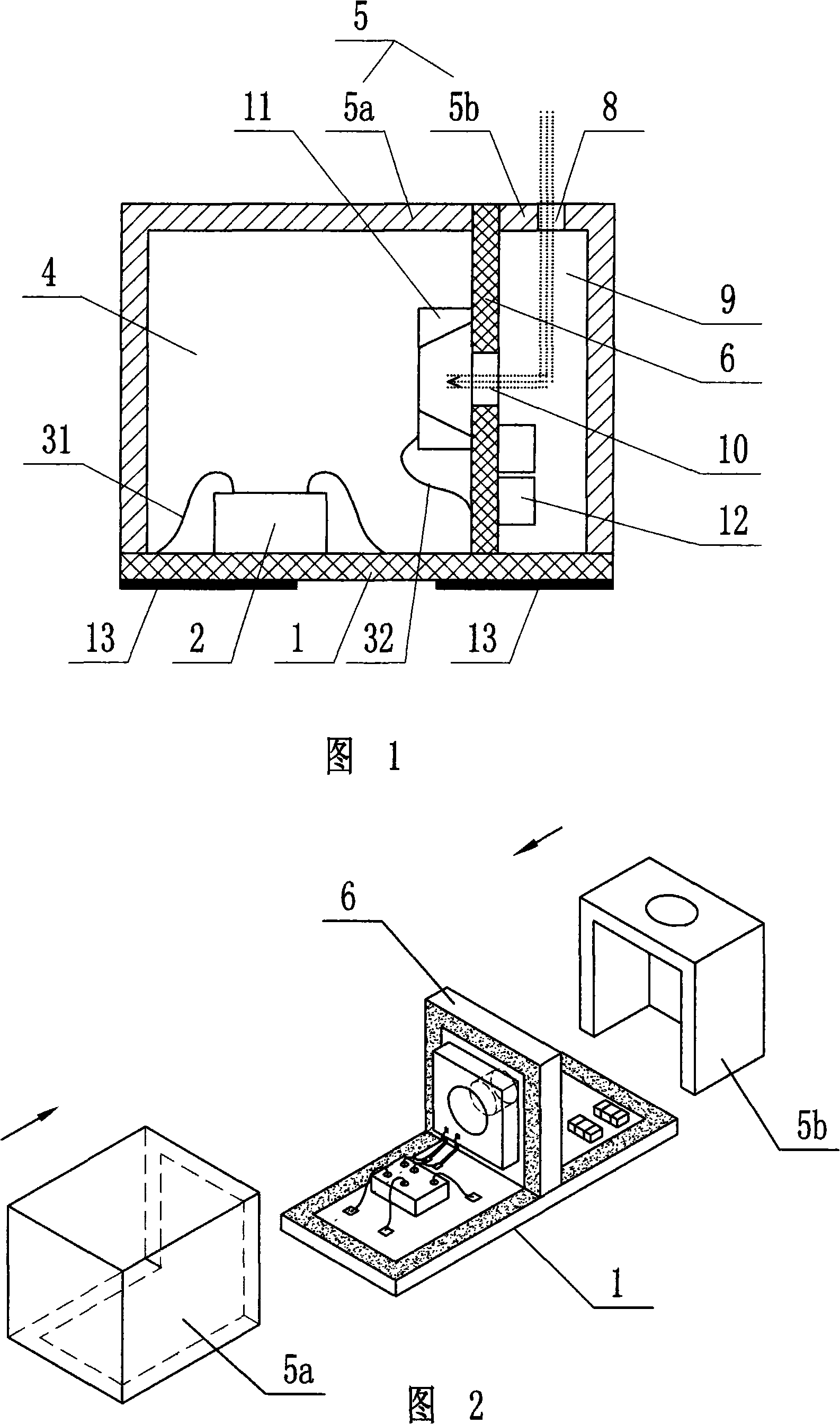 Silicon capacitor microphone