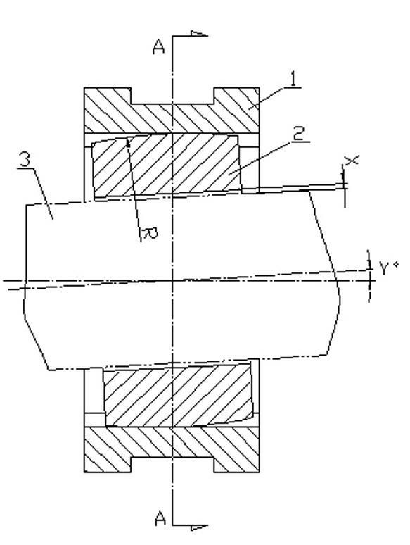 A bearing pad structure of a tilting pad radial bearing