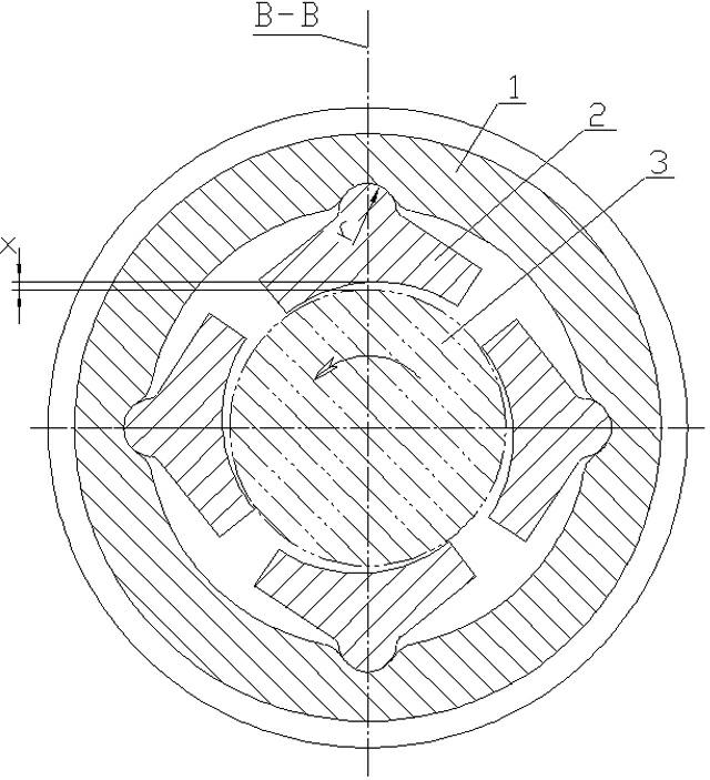 A bearing pad structure of a tilting pad radial bearing