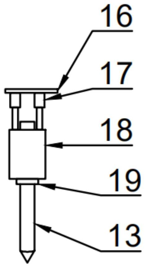 Circuit board electrical testing machine expansion automatic dotting device