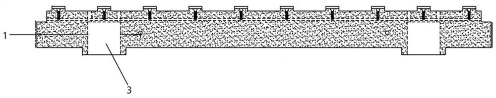 I-shaped steel socket type tramcar prefabricated track beam and tubular pile connecting structure and construction method