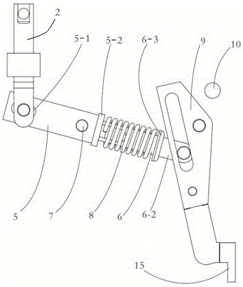 Breaker divide-shut brake keeping mechanism