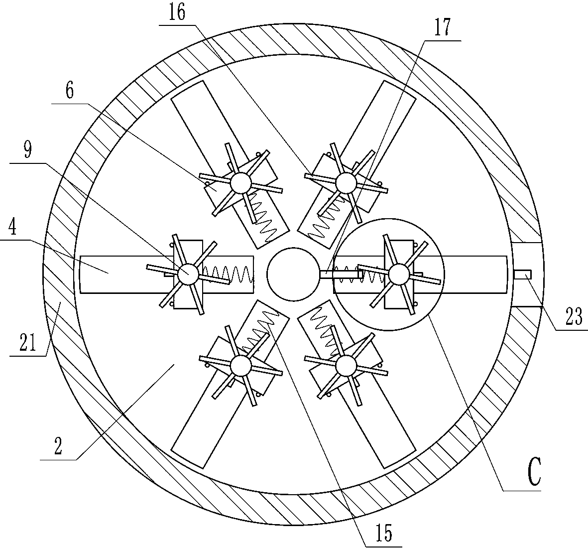 Surgical gauze sterile storing and taking device