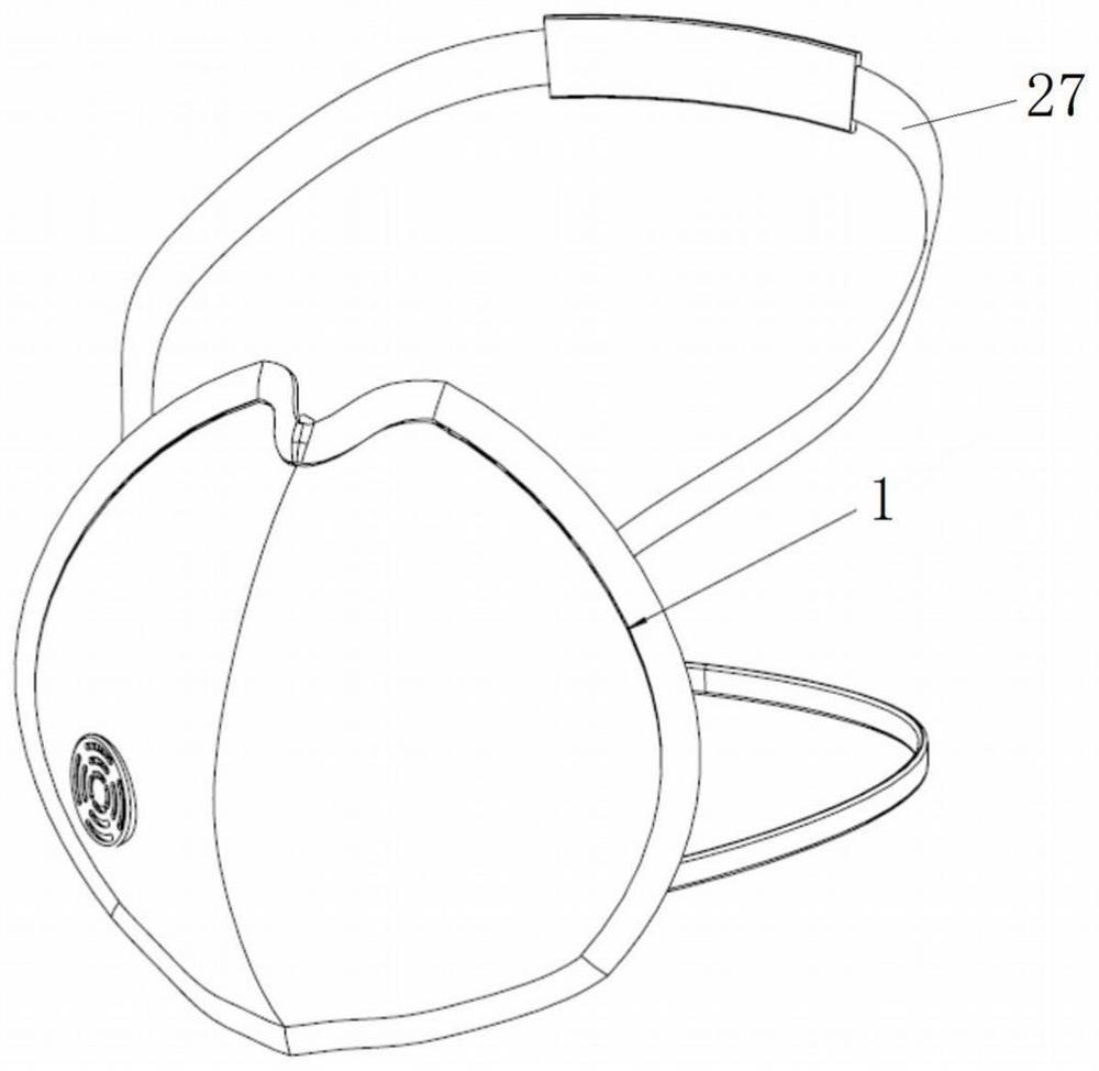 Sterilizing mask capable of adjusting air flow