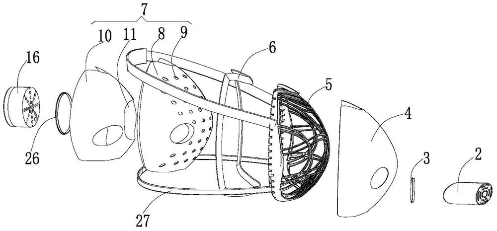 Sterilizing mask capable of adjusting air flow