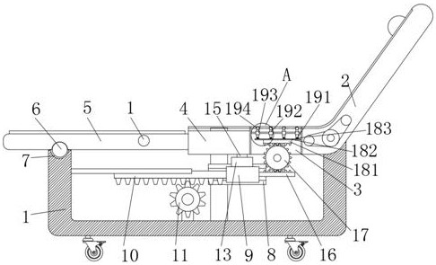 A dedicated cardiopulmonary resuscitation nursing device for elderly patients with acute cardiac arrest