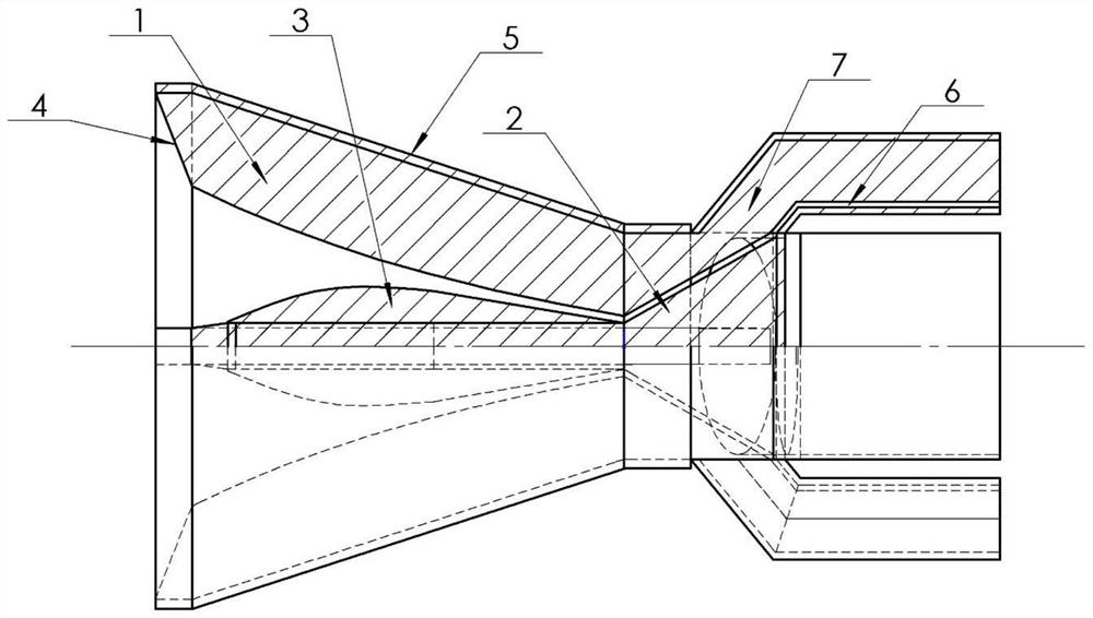 A dual-polarized feed for broadband ridged quadrature mode converter