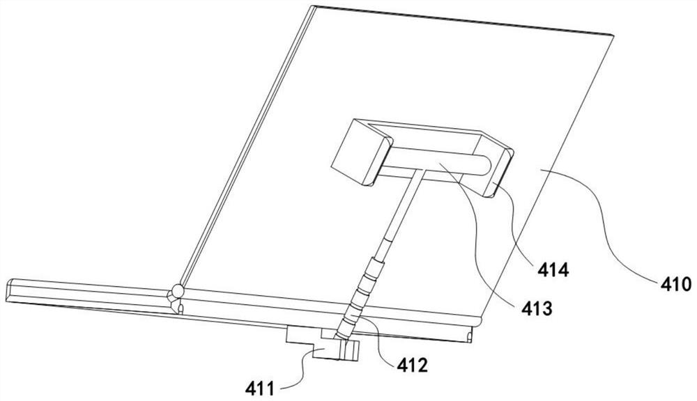 CT (computed tomography) examination auxiliary device convenient for patient to get up