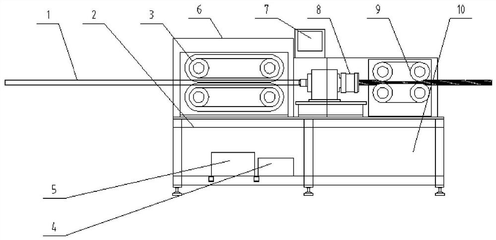 A Roll Forming Machine for Seamless Thin-walled Corrugated Pipes with Fixed Size and Length