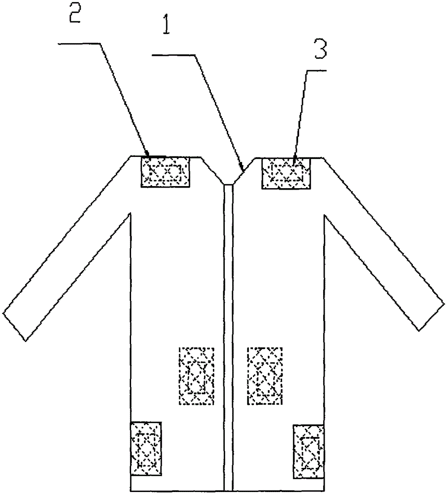 Fleecy knitted fabric garment with self-cleaning function