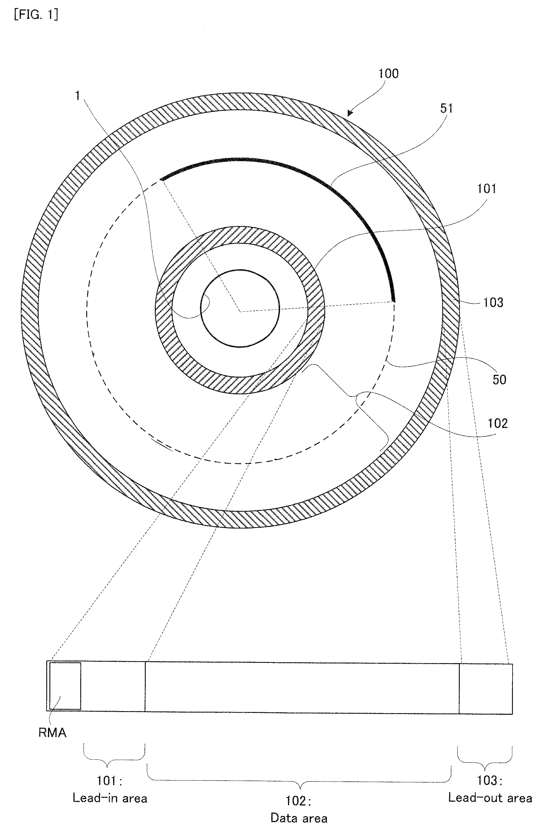 Recording apparatus using control information and virtual reference information