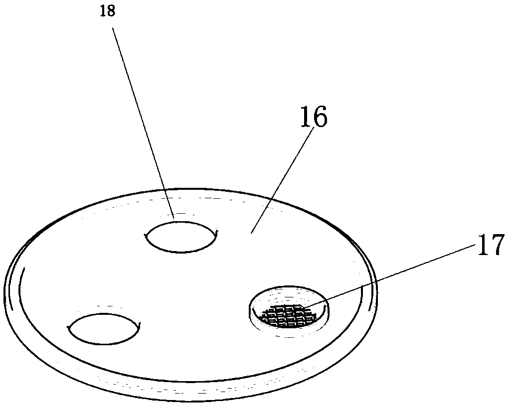 Soil sample humidifying and dehumidifying device