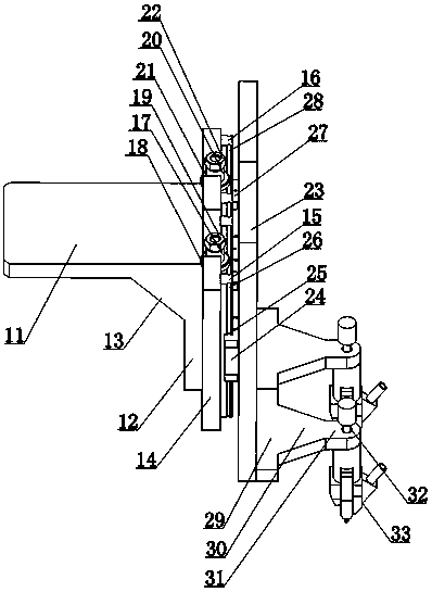 Lifting and adjusting electrothermal knife device for high-temperature electrothermal film of packaging materials