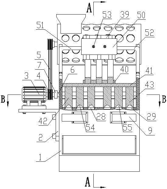 Walnut breaking machine