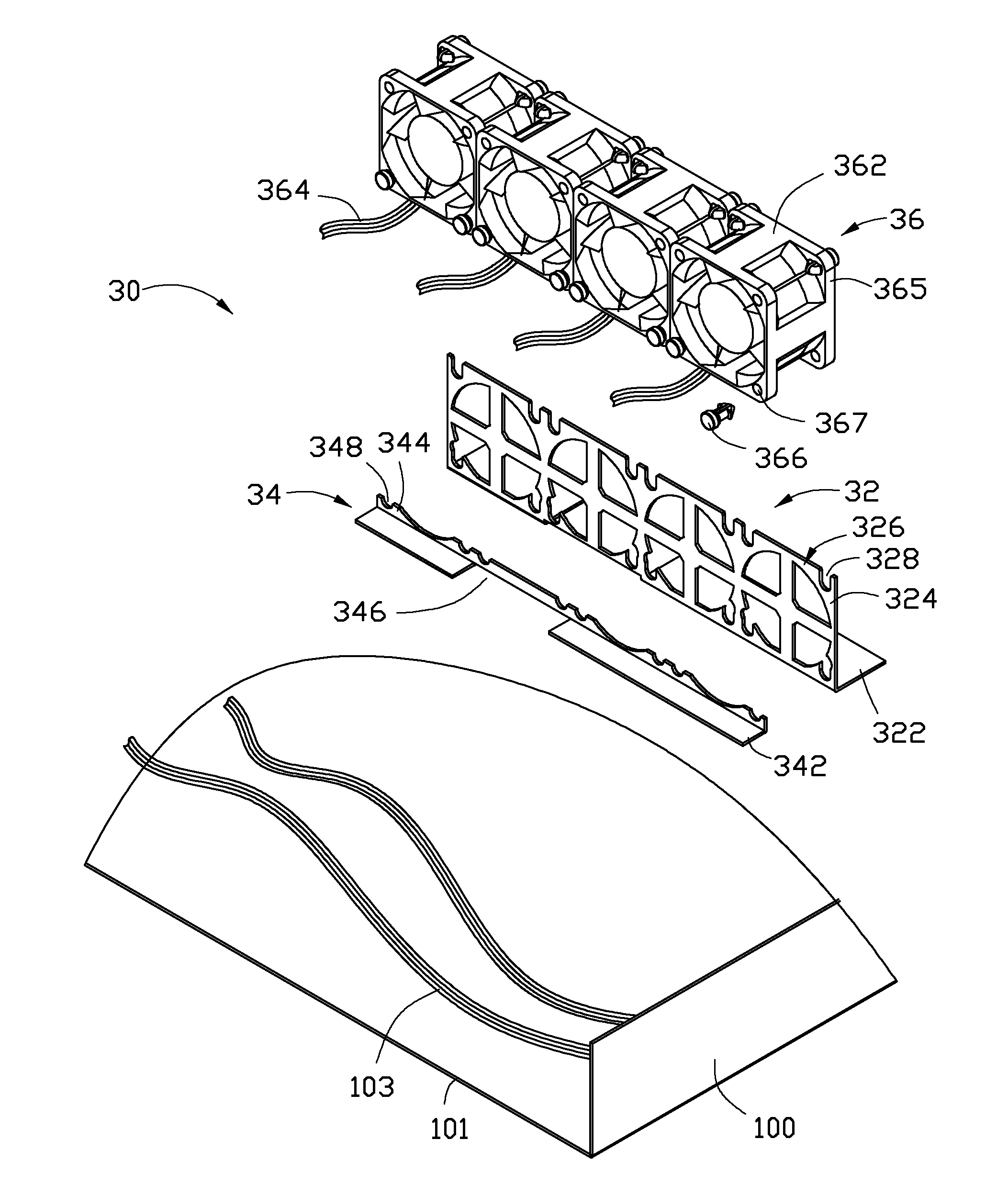 Electronic device with fan module