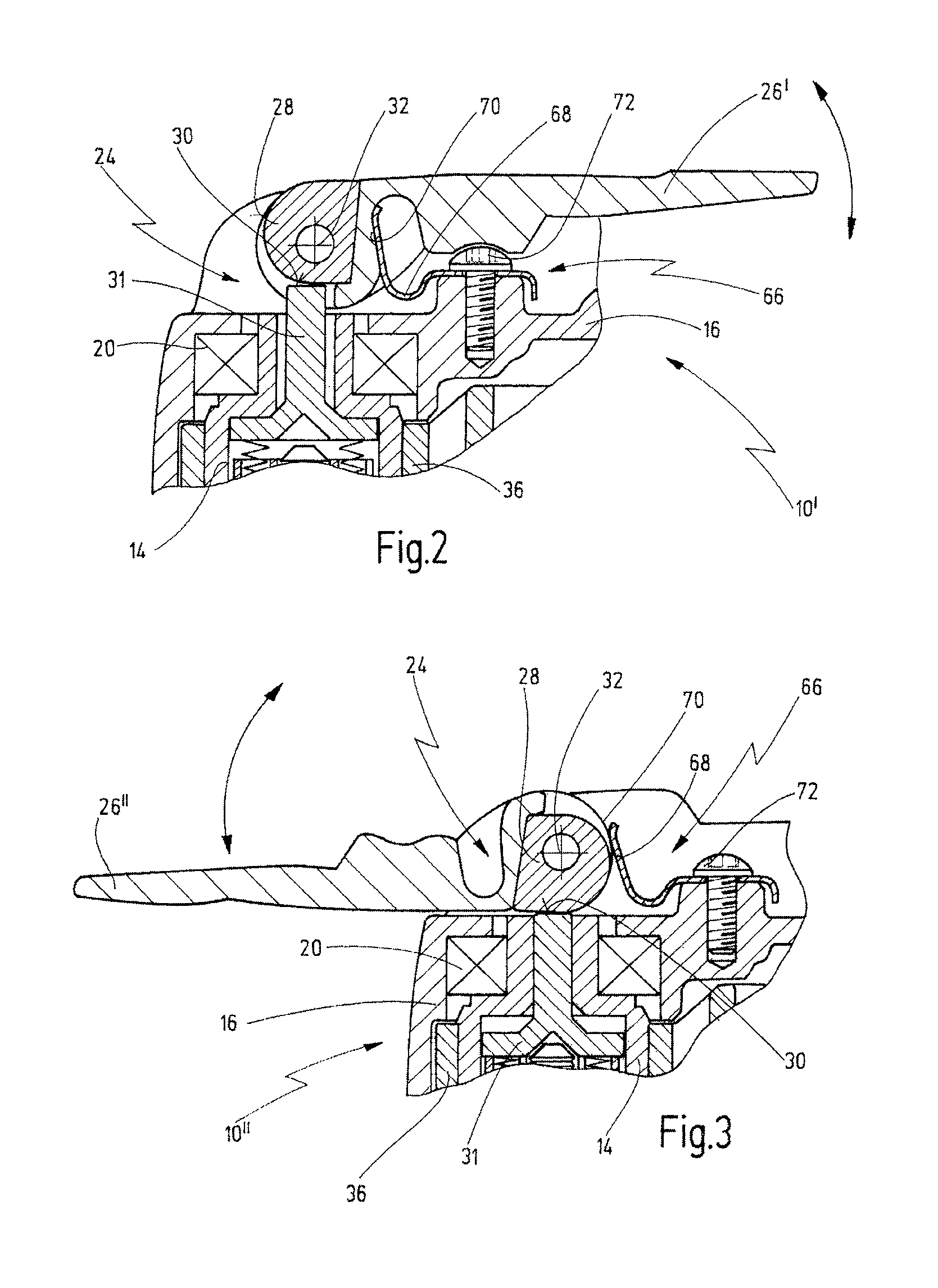 Power-driven hand tool with clamping fixture for a tool