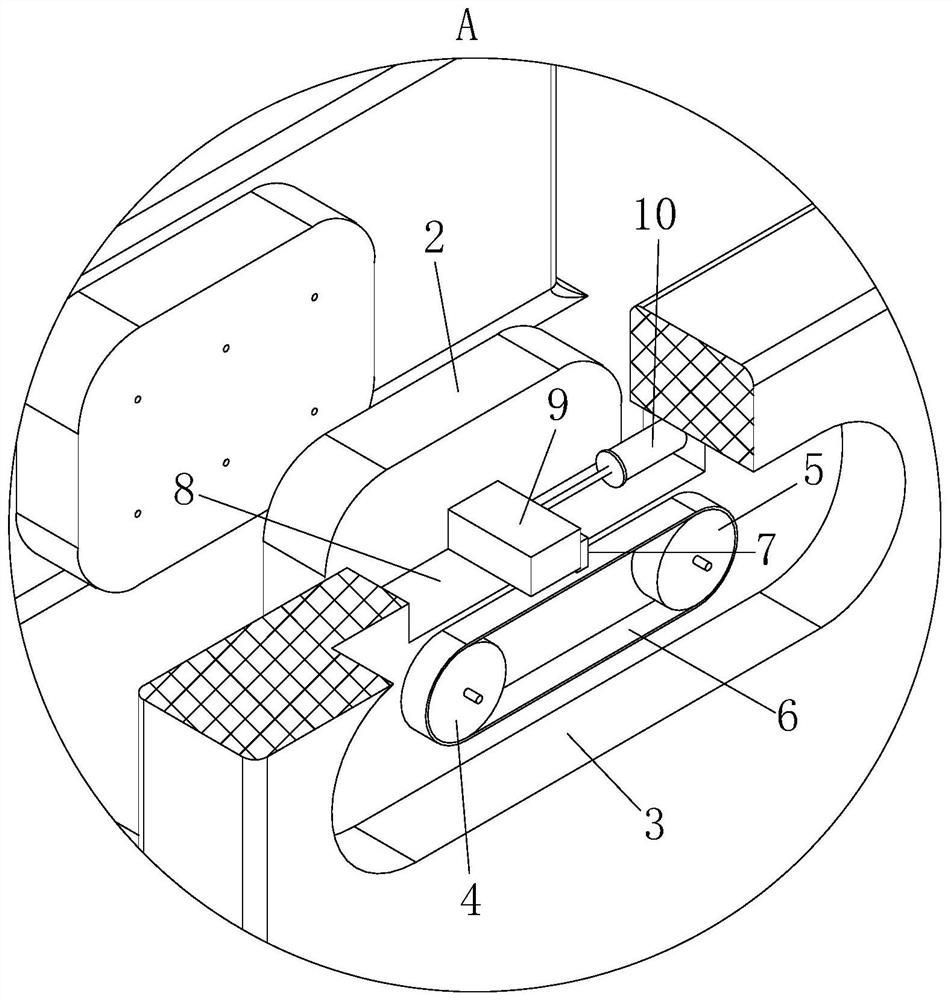 Guiding type semi-automatic massager