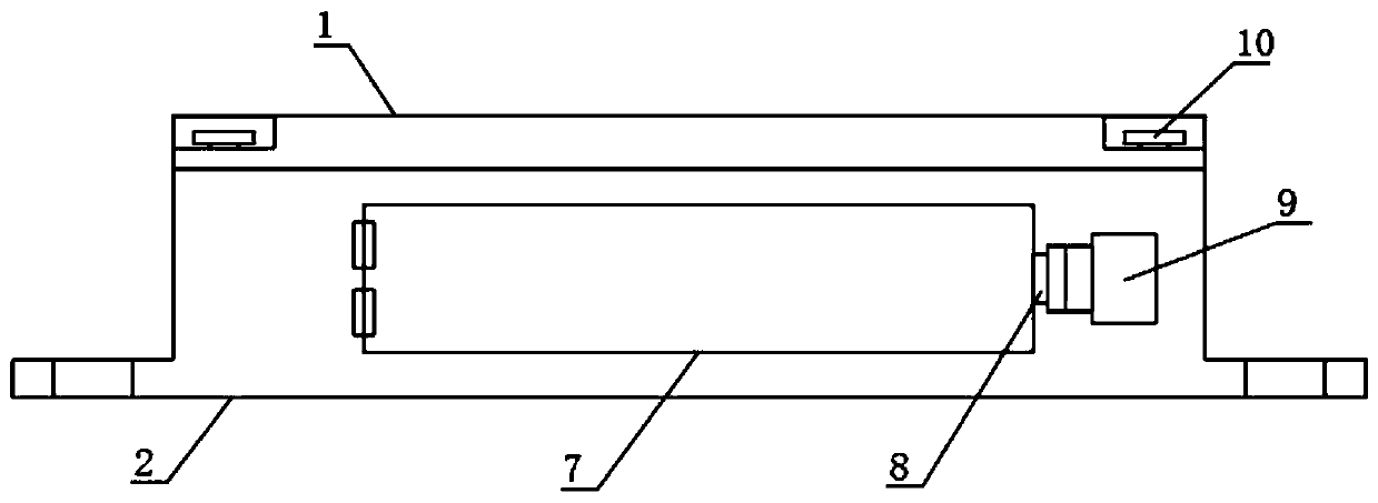 A wireless transmission box with anti-vibration and buffering functions