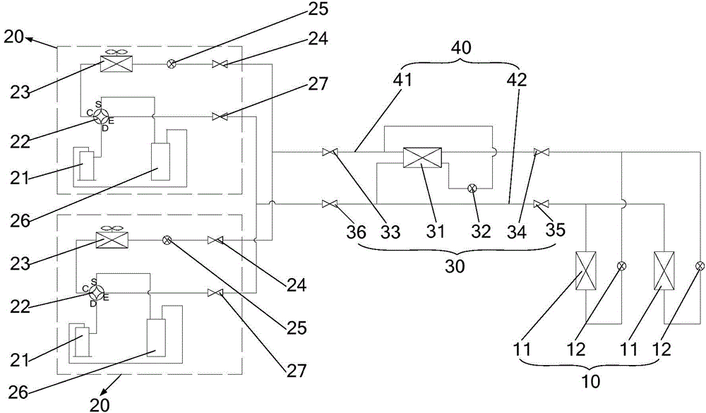 Multi-split air conditioning system