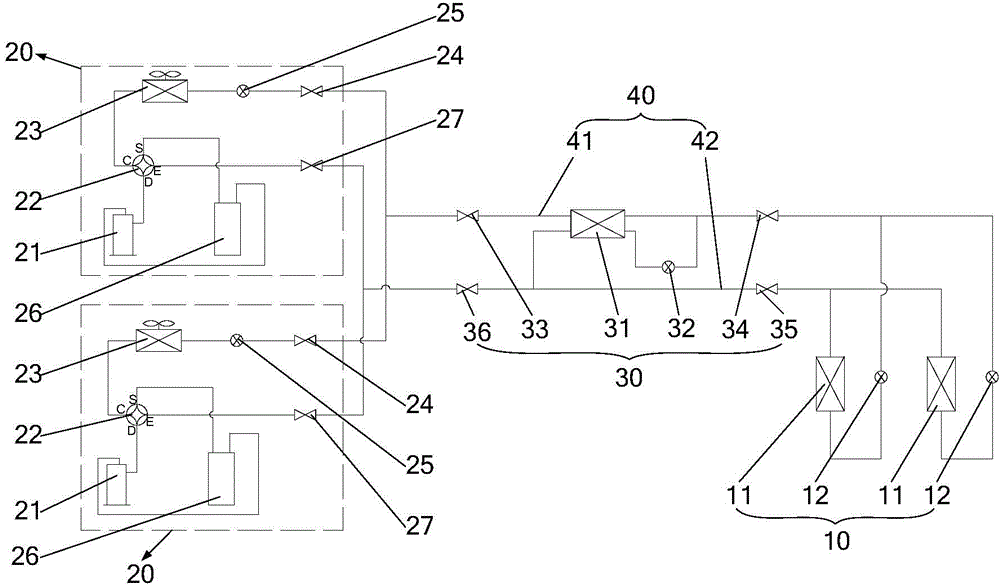 Multi-split air conditioning system