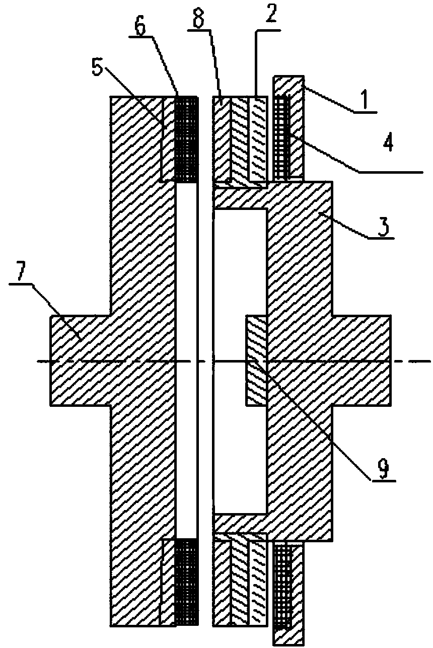 Permanent magnet speed regulator with fixed magnetic gap