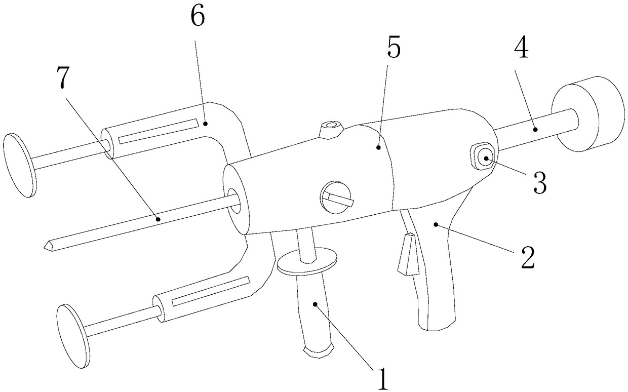 Mechanical drilling machine capable of realizing ergonomic hole depth adjustment and deflection prevention