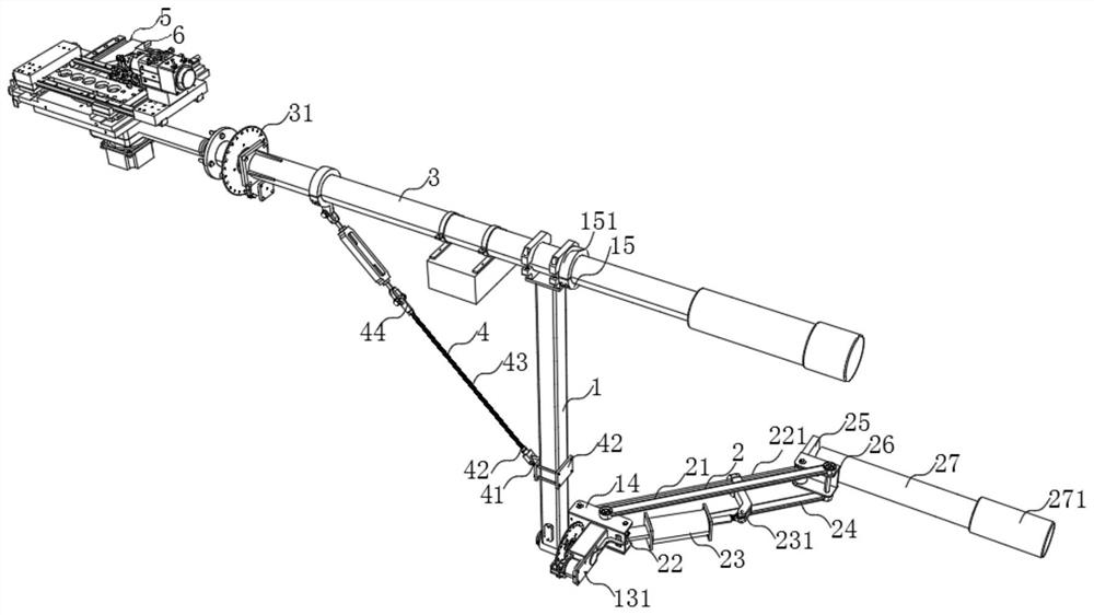 Universal and sectional combined grounding wire suitable for power transmission line and grounding method