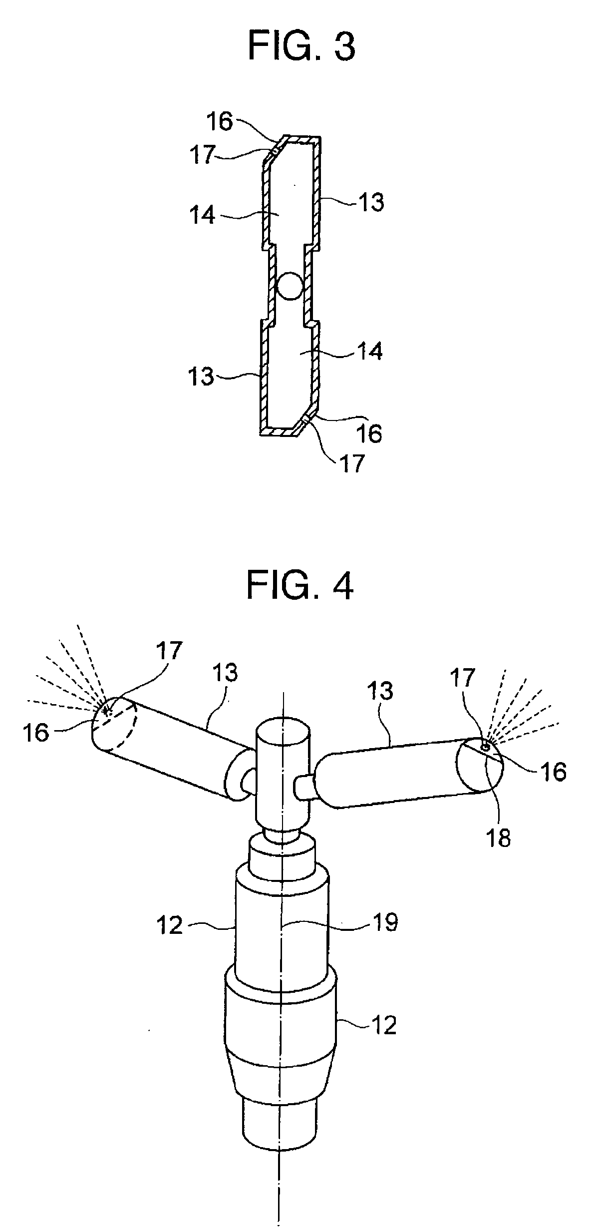 Medicine spraying device