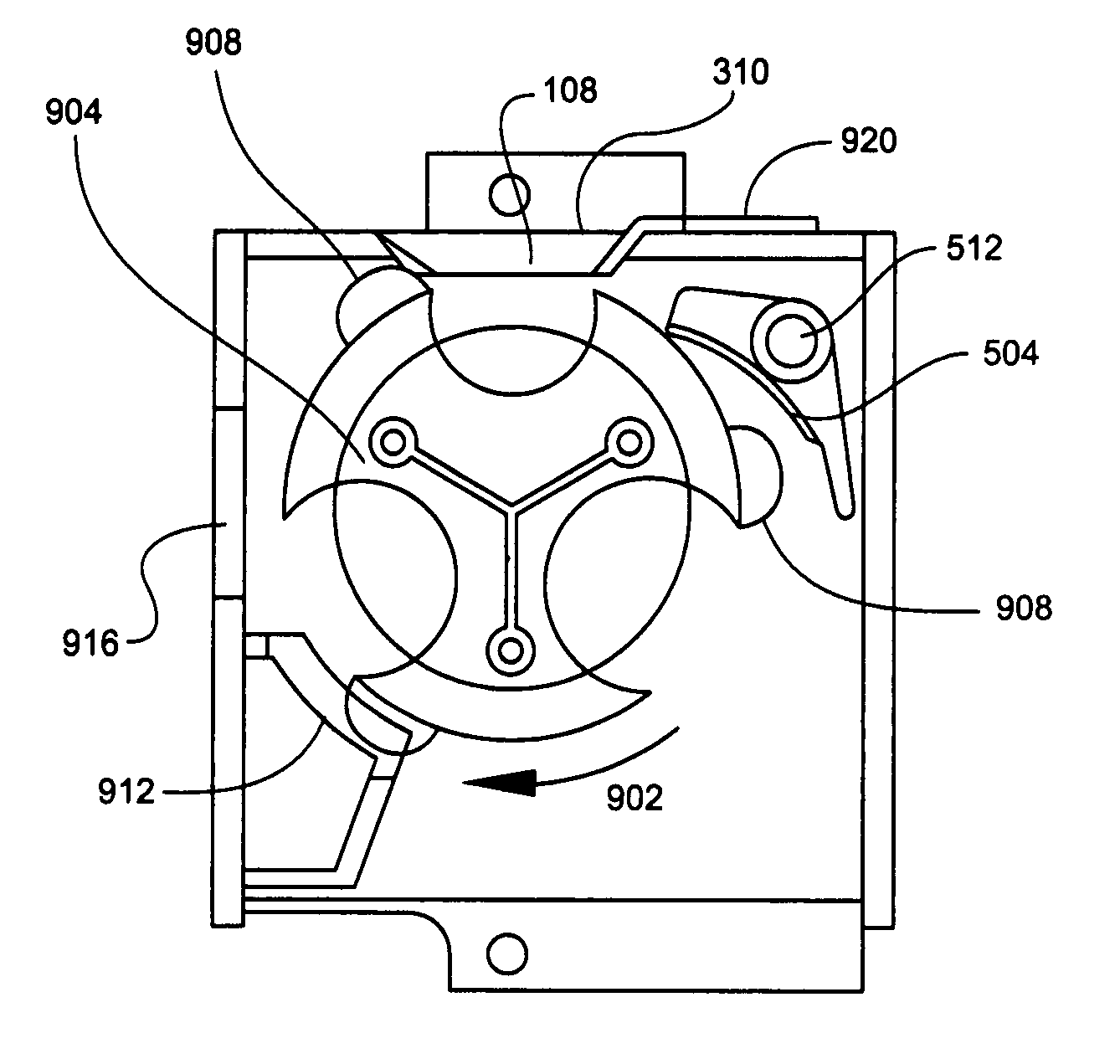 Antitheft design for rotary coin mechanisms