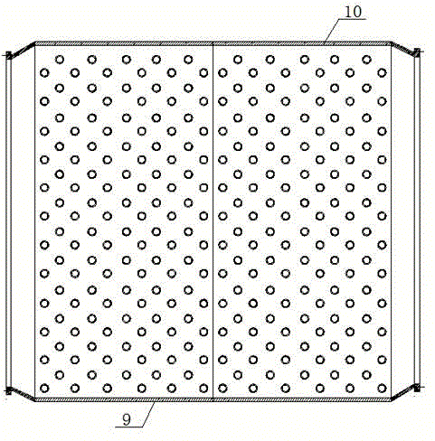 Micro-nano ceramic-tube-beam water-film type integrated removal apparatus for flue gas pollutants