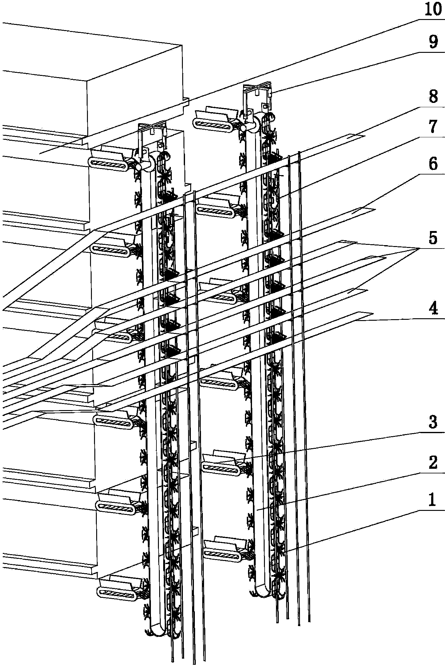 Egg collecting and grading integrated equipment