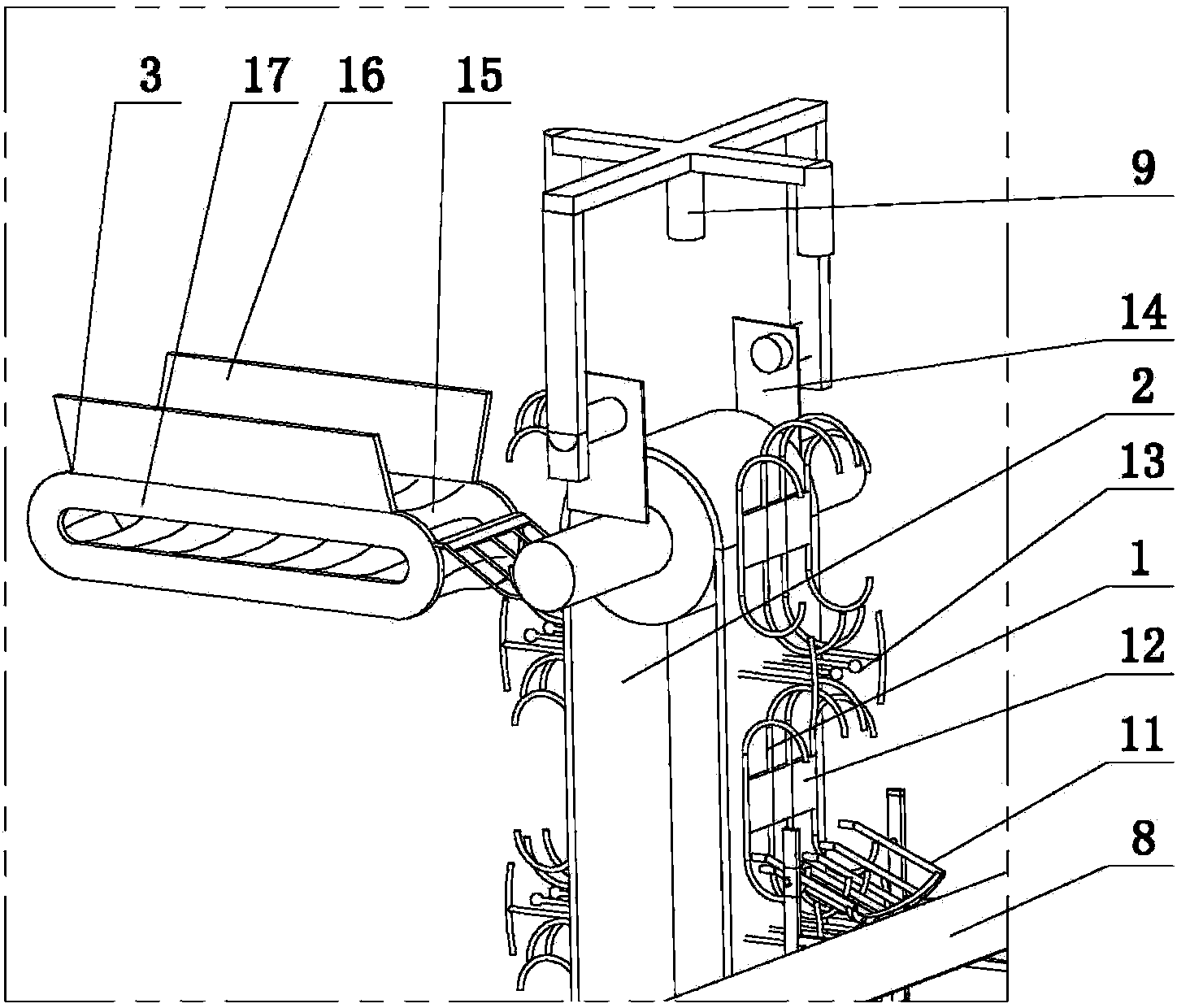 Egg collecting and grading integrated equipment