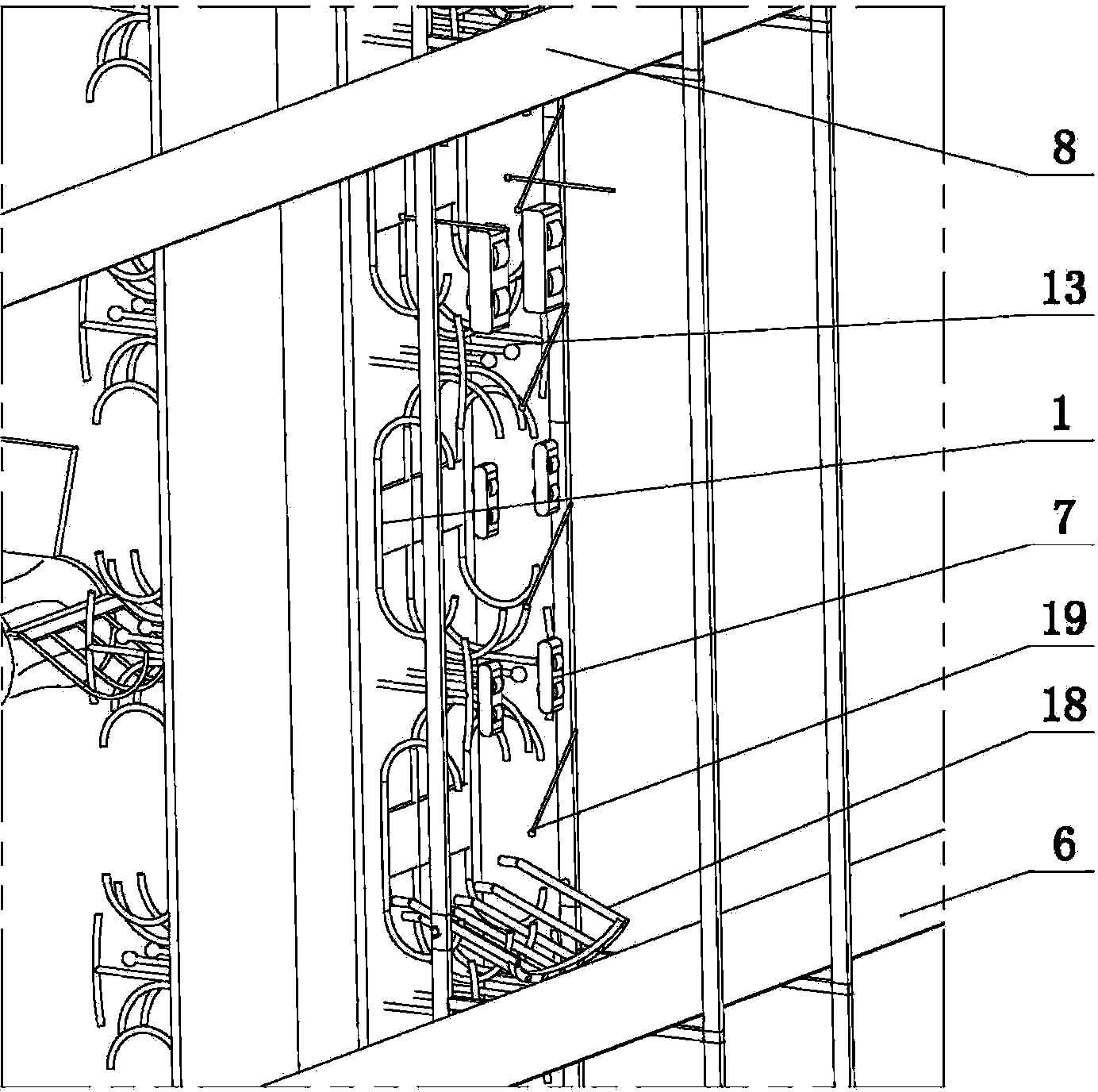 Egg collecting and grading integrated equipment