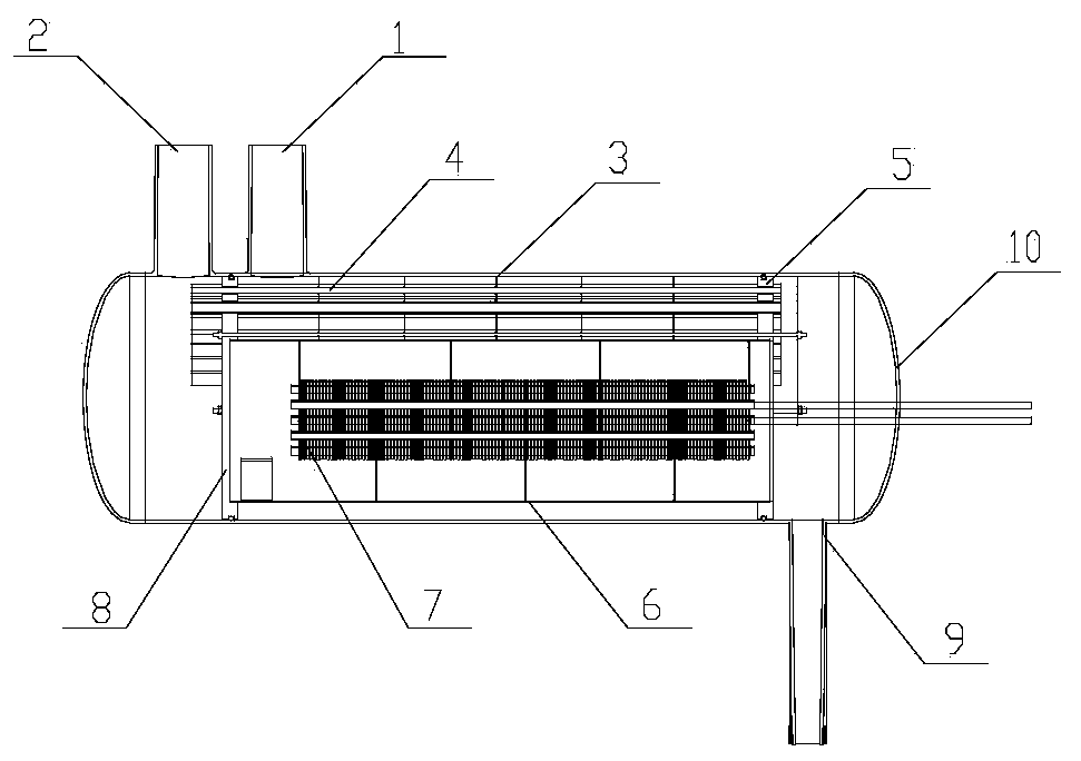 Heat exchanger of refrigeration dryer