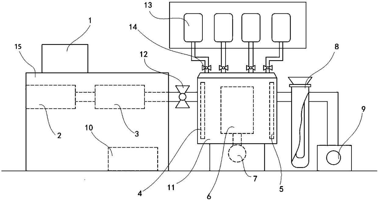 Cleaning coating machine and cleaning coating method